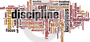 Discipline word cloud