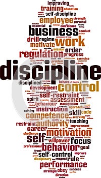 Discipline word cloud