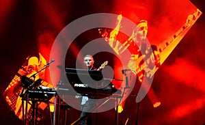 Disclosure (English electronic music duo) performance at Heineken Primavera Sound 2014 Festival