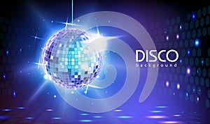 Disco ball background