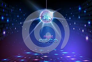 Disco ball background