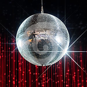 Disco ball nightclub