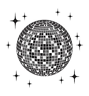 Disco ball Vector icon