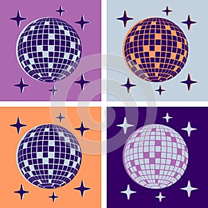 Disco ball Vector icon