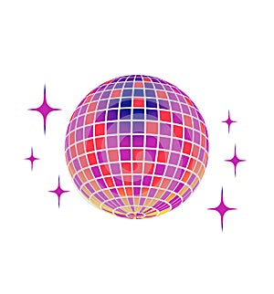 Disco ball Vector icon