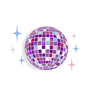 Disco ball Vector icon