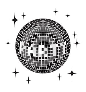 Disco ball Vector icon Disco ball Vector icon Disco ball Vector icon