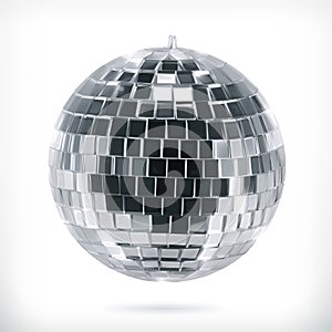 Disco ball vector icon