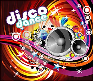 Disco Dance Background