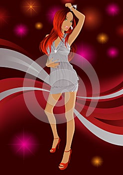 Disco Dancing Diamond Diva