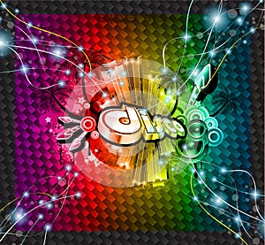 Disco Event Background