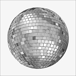 Disco Mirrorball Vector Version photo