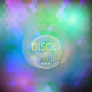 Disco nigth abstract background