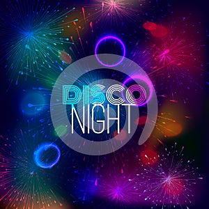 Disco nigth abstract background