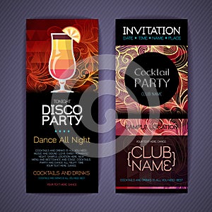 Disco ÃÂocktail identity templates.
