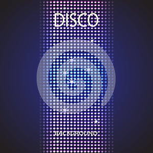 Disco party background. Space for your text