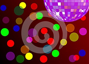 Disco / party background (vector)