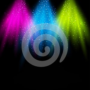 Disco Party Poster Background Template