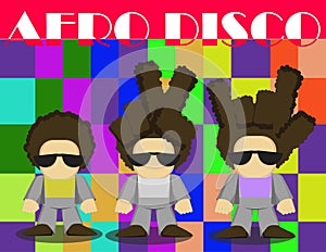 Disco Person with Variatoon afro hairstyle