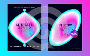 Disco Poster. Neon And Carnival Design. Creative Pattern For Cov