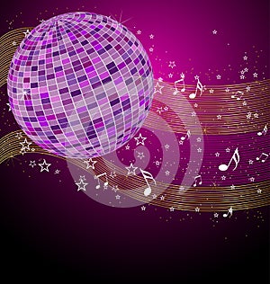 Disco tunes vector