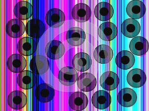 Discoball vintage background blur effects