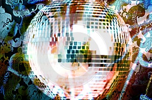 Discoball and wallpaper