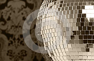 Discoball and wallpaper