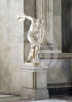 The Discobolus of Myron Discus Thrower