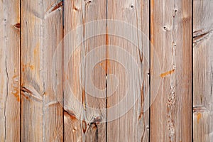 Discolored weathered wooden fence texture