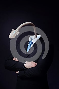 Disconnected Businessman