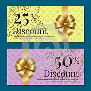 Discount on 50 25 Percent Set of Posters with Gold