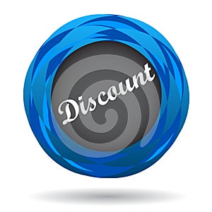 Discount colorful icon