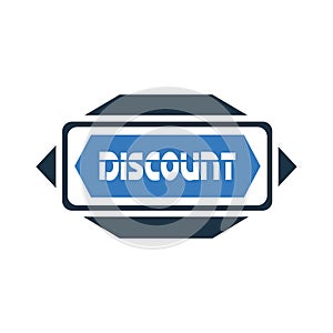 Discount, discounting, sticker icon photo