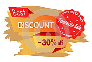 Discount on Fashion Sale This Week Only 30 Percent