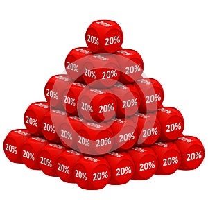 Discount Pyramid Concept 20%