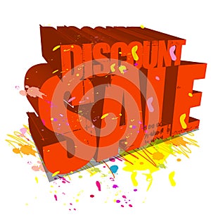 Discount sale sign