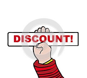 Discount sign