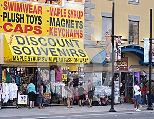 Discount souvenir store Niagara Falls