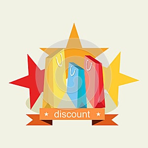 Discount special offer. Shopping concept.