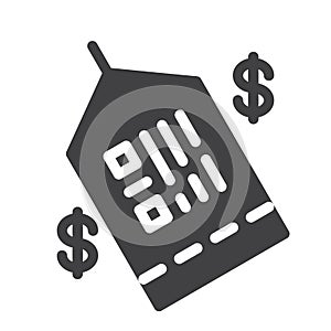 Discount tag icon vector