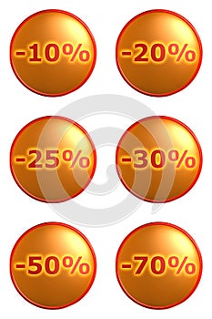 Discount tags labels