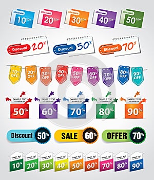 Discount tags & labels