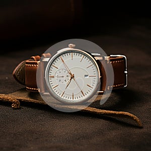 AIGenerated Clock Mockups & Backgrounds for Timeless Designs photo