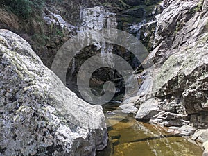 Majestic Beauty: The Great Waterfall on the Pilgrim\'s Path, Cordoba, Argentina photo