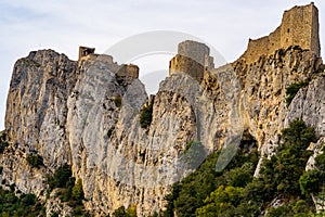 Discover Cathare Castle of Peyrepertuse in France