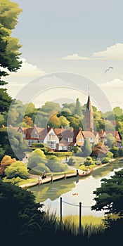 Discover The Hidden Gems Of Hemel Hempstead With Our Vintage Travel Poster photo