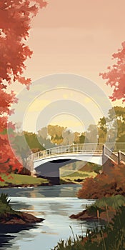 Discover The Hidden Gems Of Uxbridge With Our Vintage Travel Poster photo