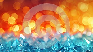 Discover the mesmerizing world of crystal refractions in this abstract background