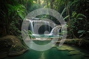 Discover the Mysteries of a Hidden Jungle Oasis with Cascading Waterfalls